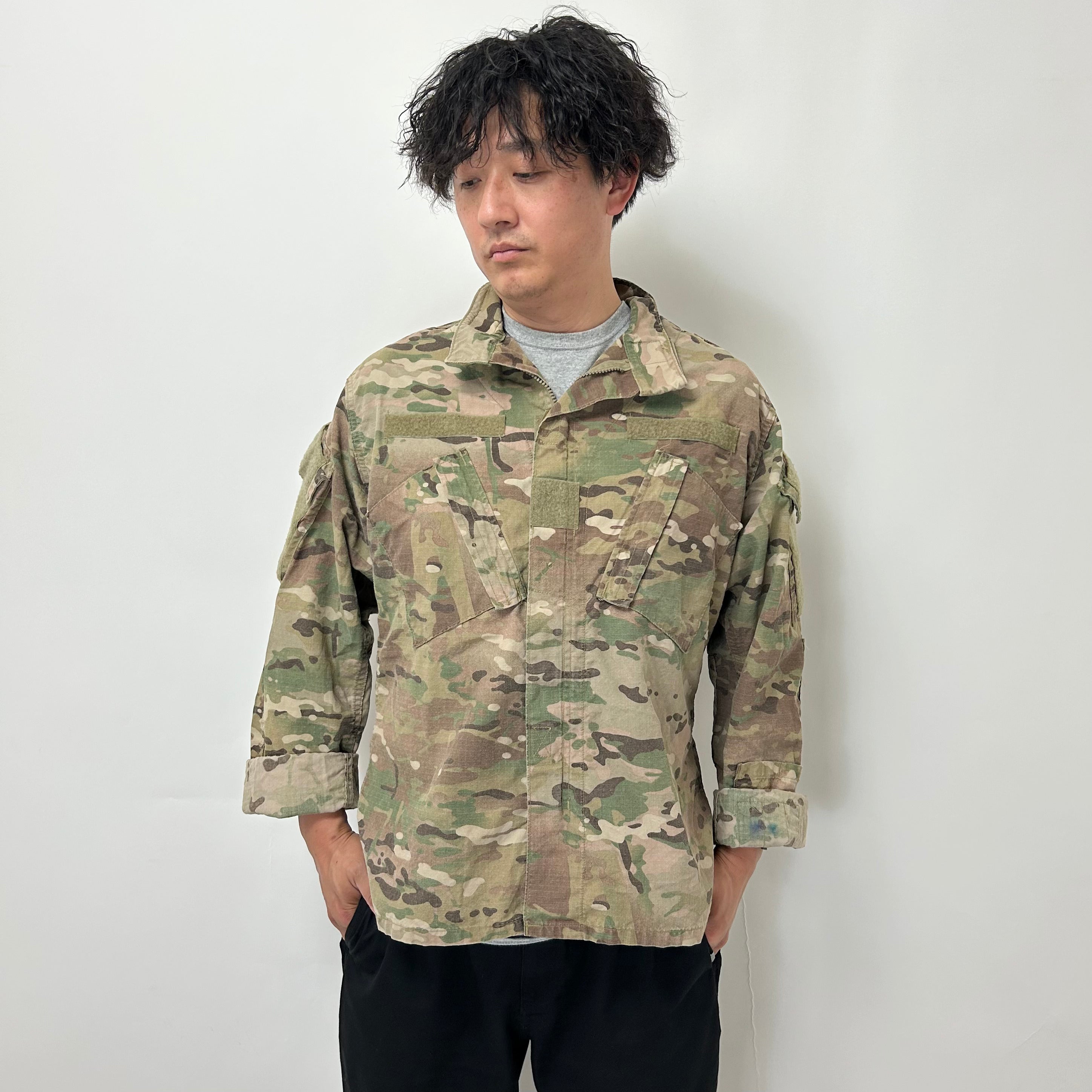 アメリカ軍 U.S.ARMY マルチカム リップストップ コンバットジャケット