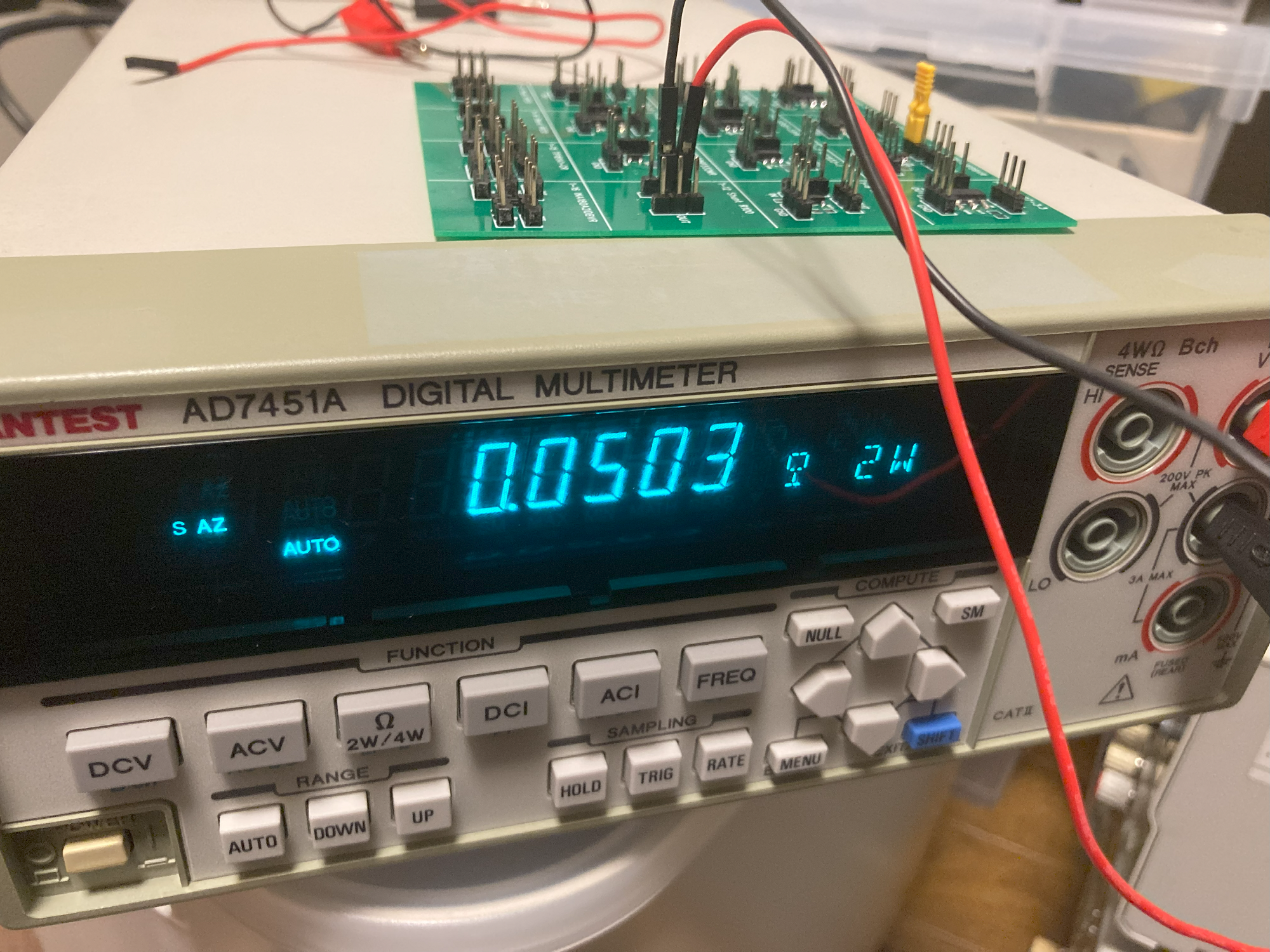 ADCMT(ADVANTEST) R6441A/7351A/7451Aを購入 | Lang-ship