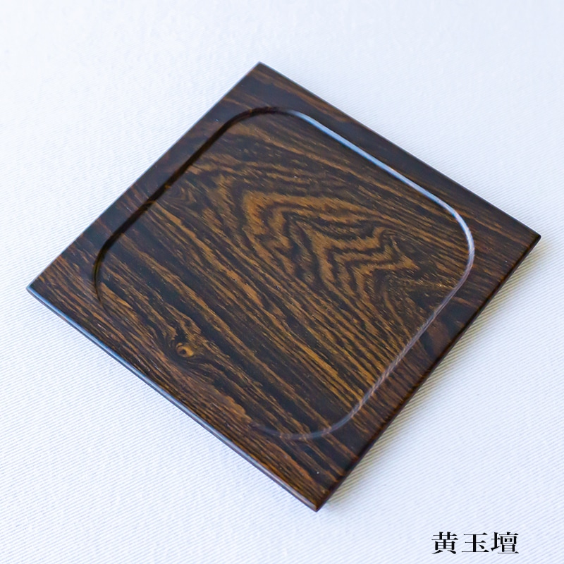 四角銘木コースター | Lacycle mall（ラシクルモール）