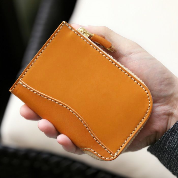 L字ZIP財布[sokunou] ｜革鞄・革小物のPORCO ROSSO（ポルコロッソ）