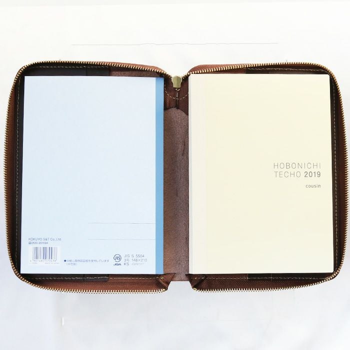 ラウンドZIP手帳カバーM【A5・ほぼ日手帳対応サイズ】[nouki3] ｜革鞄