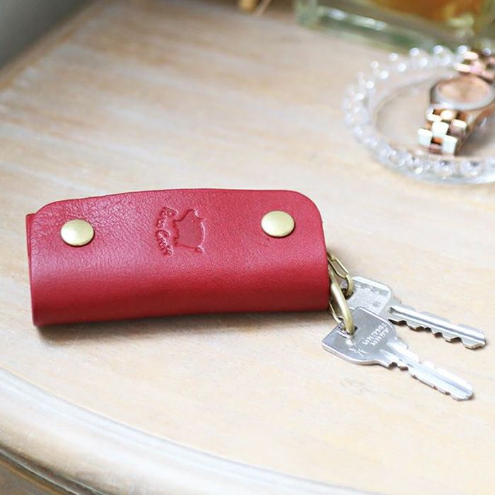 ダブルホックキーケース｜革鞄と革小物のPORCO ROSSO（ポルコロッソ）