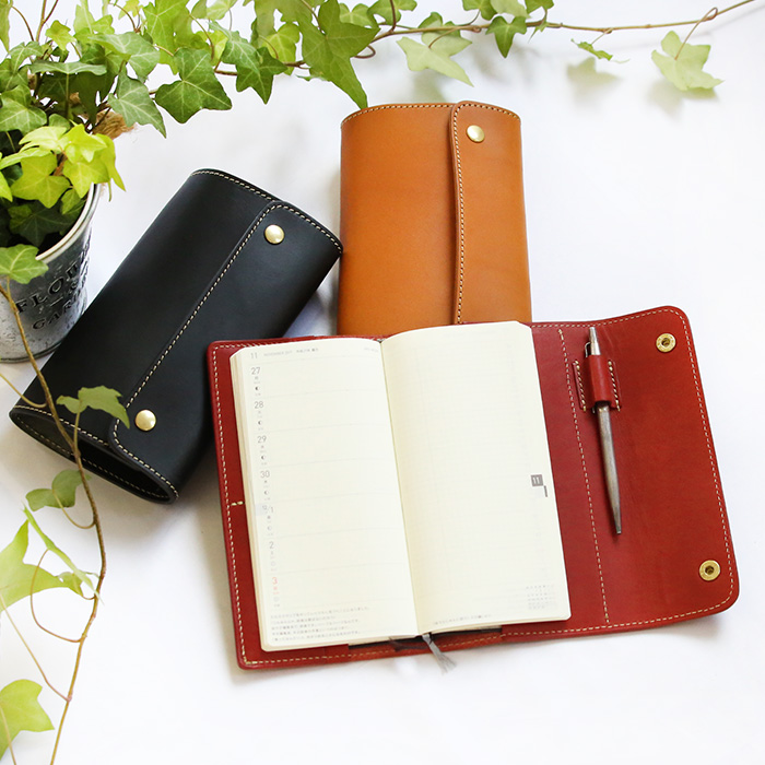 フラップ手帳weeksカバー【ほぼ日手帳対応サイズ】[nouki1] ｜革鞄・革