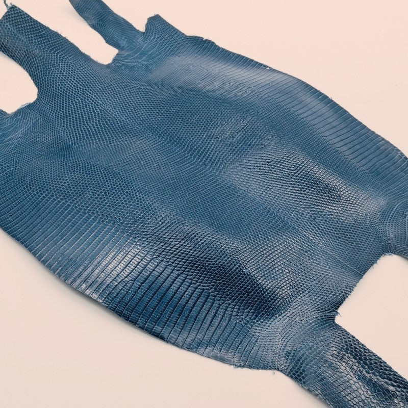 リザード革Lizard・ツヤあり、あお・blue/青色の通信販売 – レザー