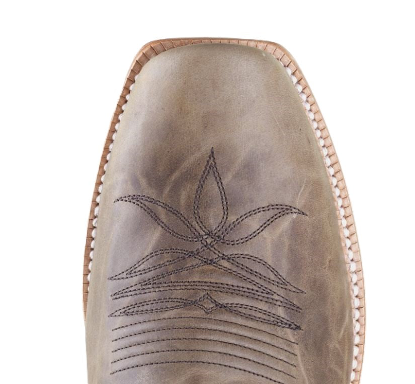 Hyer Tan/Brown Stafford Men's 13 inch Cutter Toe Cowhide Western Boots