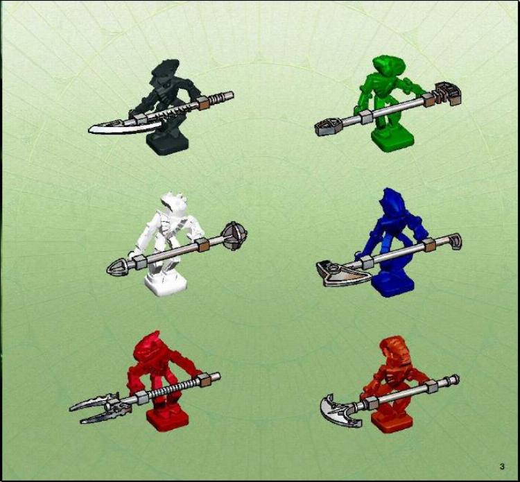 LEGO Instructions for set 8769 Visorak's Gate, Bionicle - Playsets