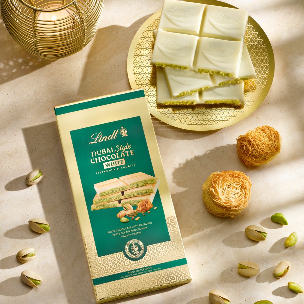 リンツ ドバイスタイルチョコレート タブレット ホワイト | リンツ