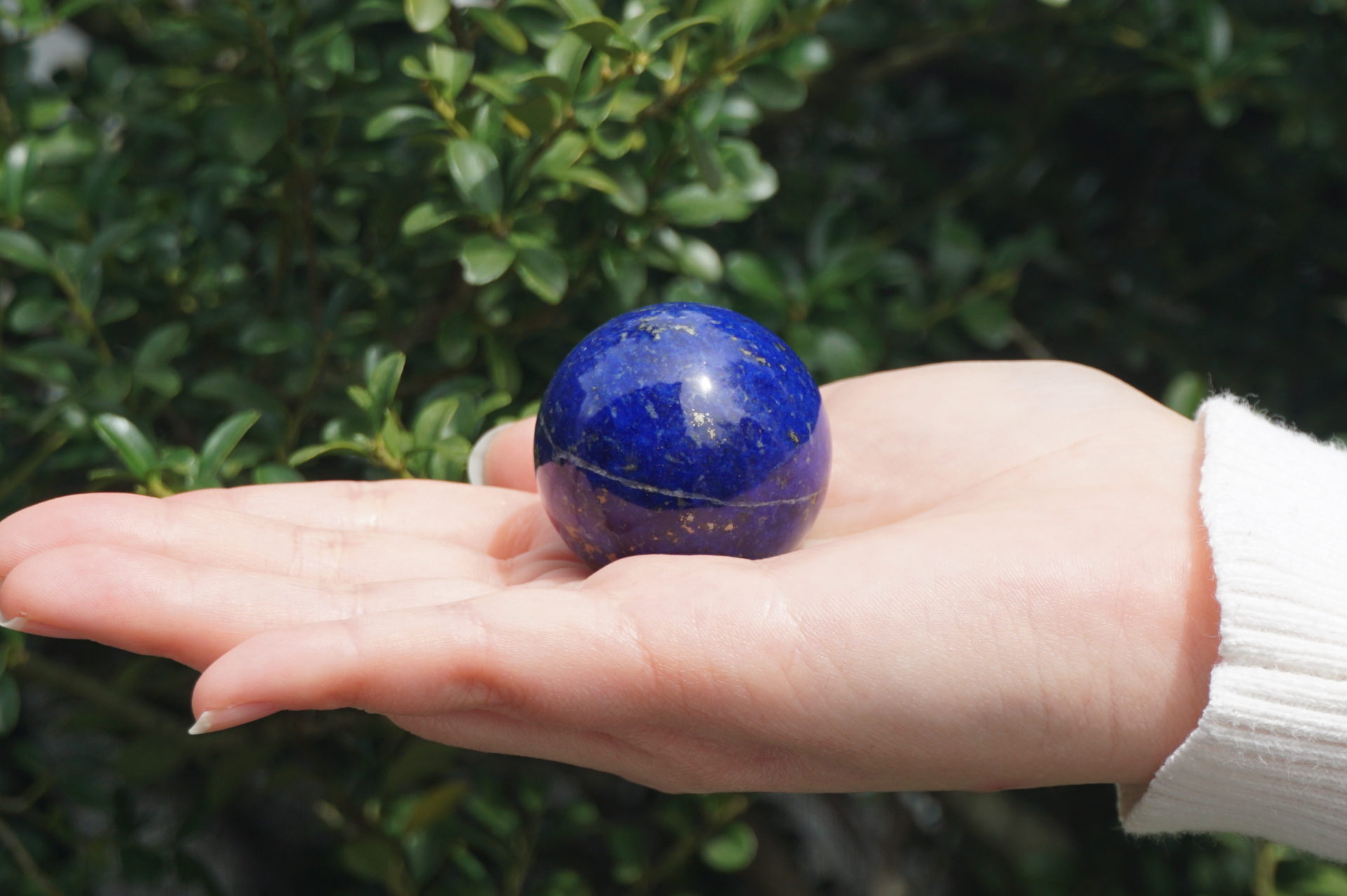 高品質 ラピスラズリスフィアNo.1961 高品質 ラピスラズリスフィア