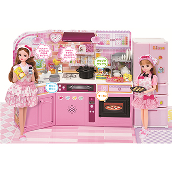 レンジでチーン ひろびろキッチン｜商品情報｜リカちゃん｜タカラトミー