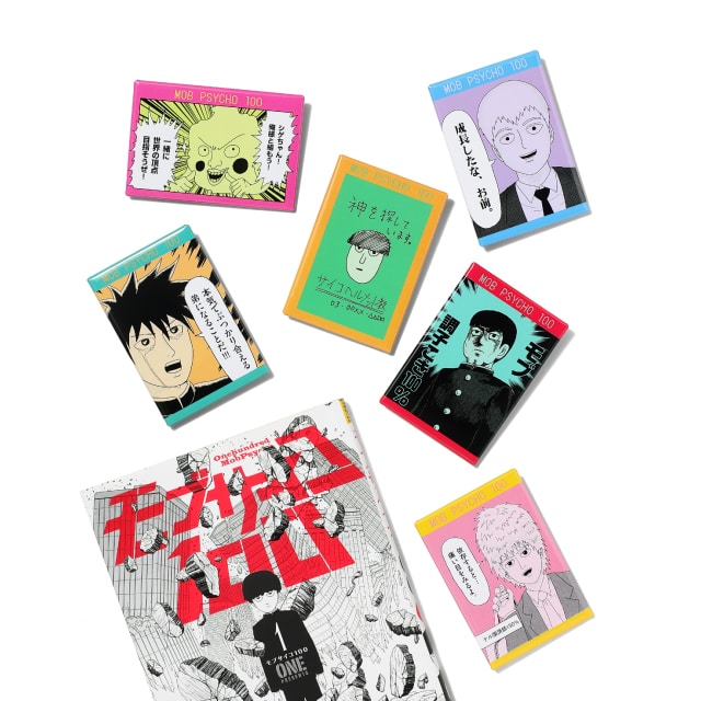モブサイコ100』 原作ランダムスクエア缶バッジ（全6種） : マンガワン