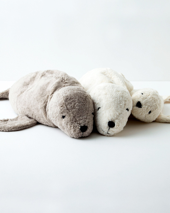 LILI et NENE SENGER（ゼンガー） SENGER Cuddly Animal Seal grey / large