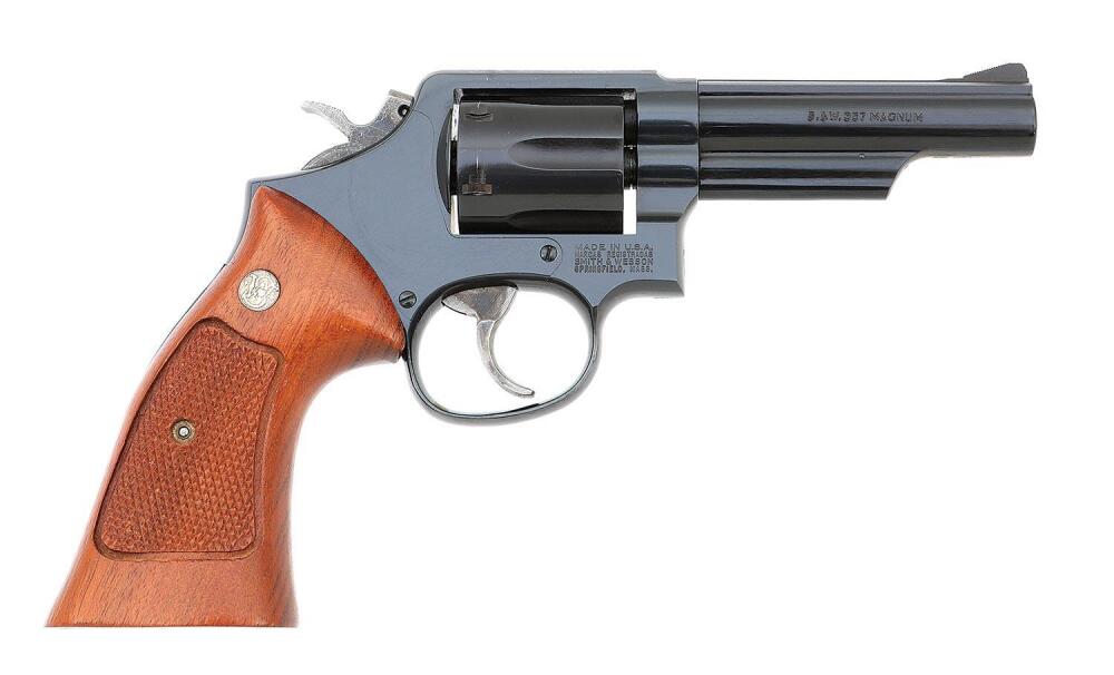 Very Rare Smith & Wesson Model 19-P Combat Magnum Revolver