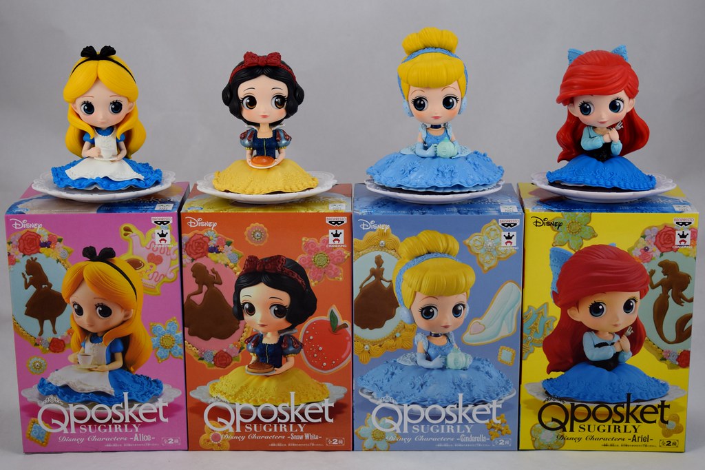 Q Posket Sugirly Vinyl Figures by Banpresto - Deboxed | Flickr