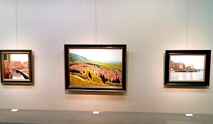 画家・塚越仁慈さんの「油絵展」（群馬県高崎市） : 日本の原風景