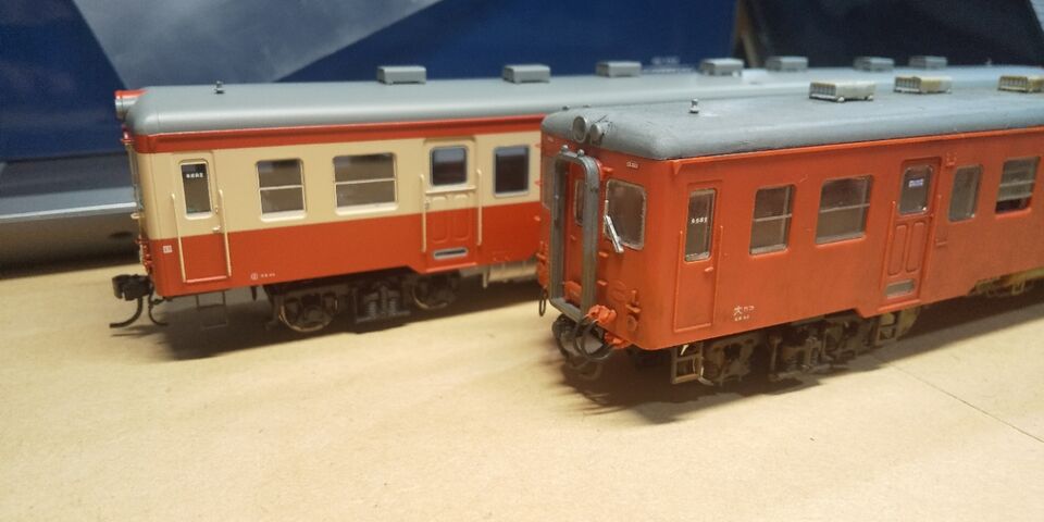 天賞堂 1/80 キハ52 VS PLUM 1/80 キハ20 : クローゼットの中の鉄道模型