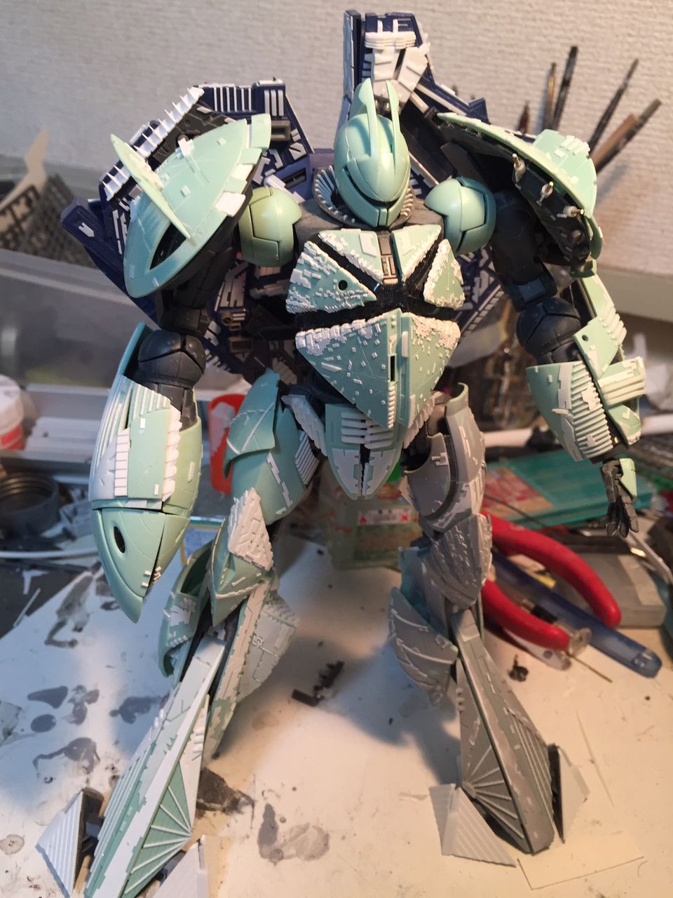 MGターンX 製作 その24 表面処理 : 戦争の子犬たち