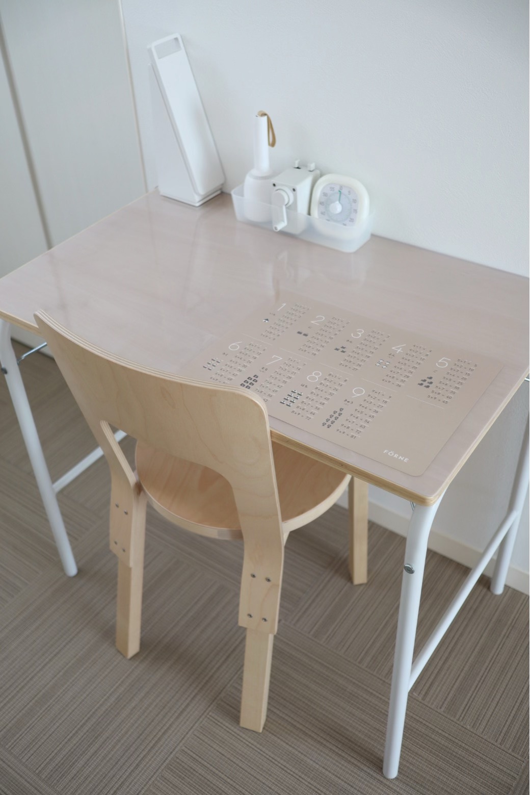 無印良品》小学生、初めての学習机こうなりました！ : スッキリクラス