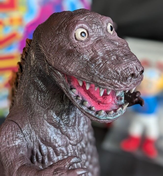 杉浦茂版ゴジラ＆新吉くん（シカルナ工房）ソフビフィギュア2体セット