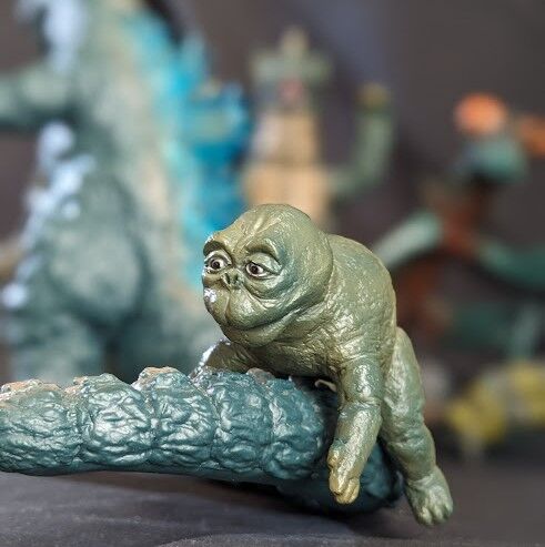 ゴジラ・ミニラ・クモンガ・カマキラス・ガバラ（Y・MSF）ソフビ6