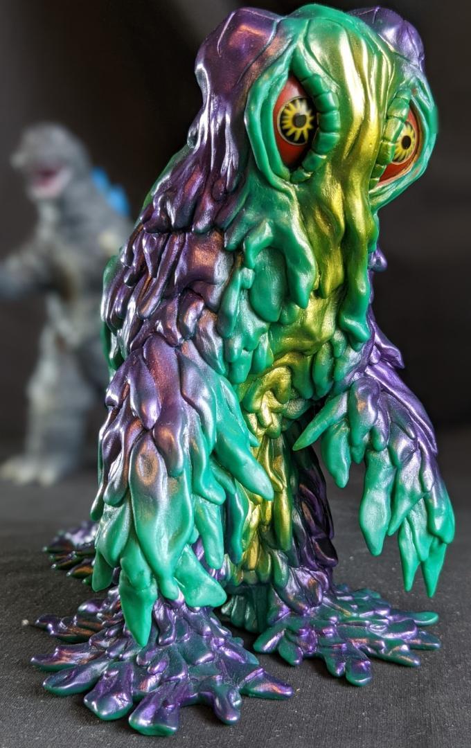 ゴジラ対ヘドラ（Y・MSF）ソフビフィギュア2体セット : 恐竜怪獣