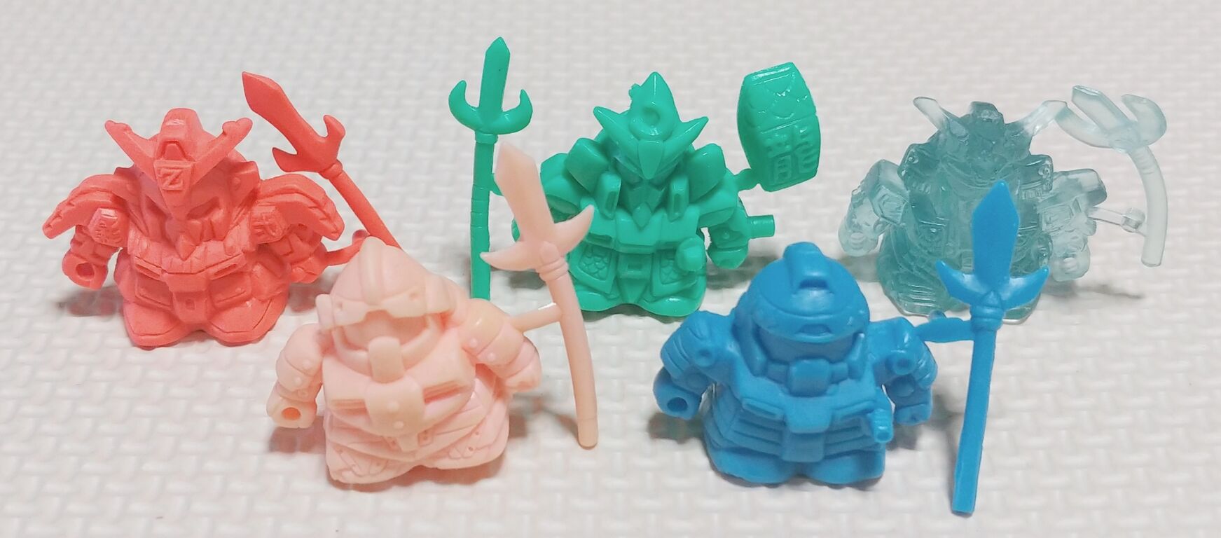 戦国伝 パーツの見分け方 三ツ又の槍 武者ジム リ・ガズィ SDガンダム