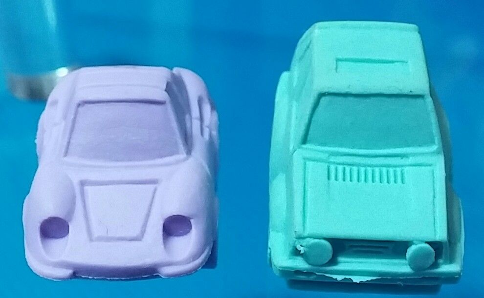 アマダ タカラ チョロQ 消しゴム 駄菓子屋 カー消し : トレジャー