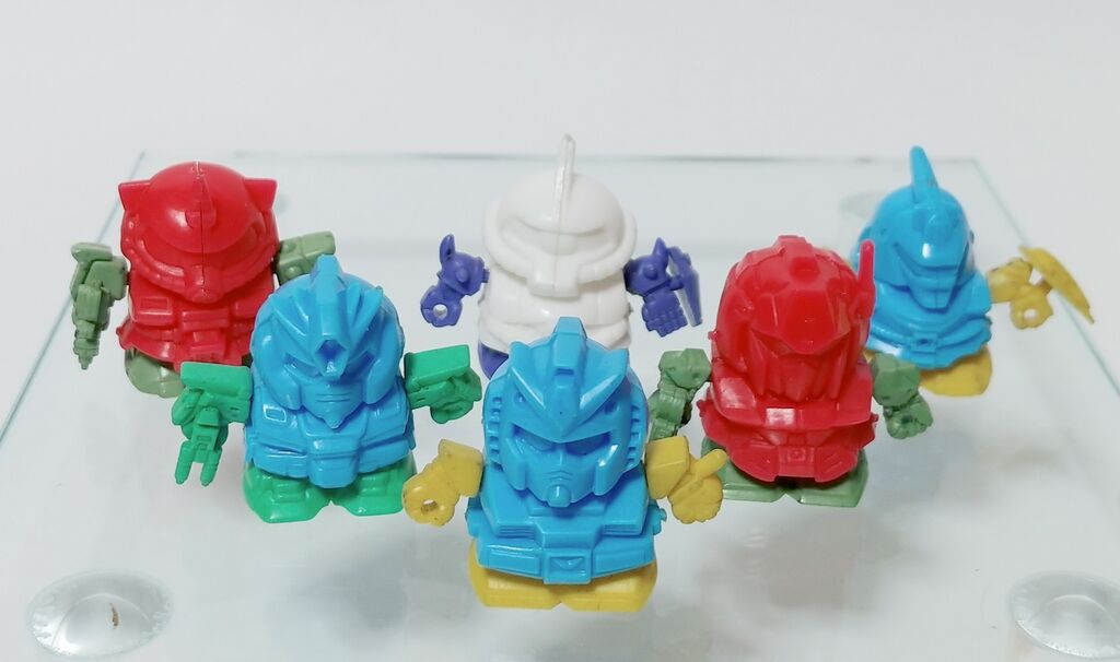 森永のSDガンダム食玩を整理してみた。 パワーアップシステム モビル