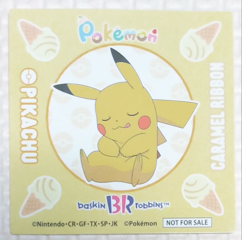 サーティワン ポケモン ステッカー シール 2024年 31ポケ夏