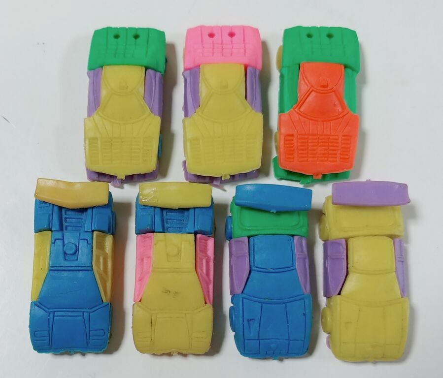 組み立て スーパーカー 消しゴム 駄菓子屋 カー消し 昭和レトロ