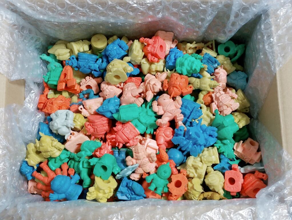 消しゴム纏め開封洗浄日記 SDガンダム ガン消し キン肉マン キンケシ