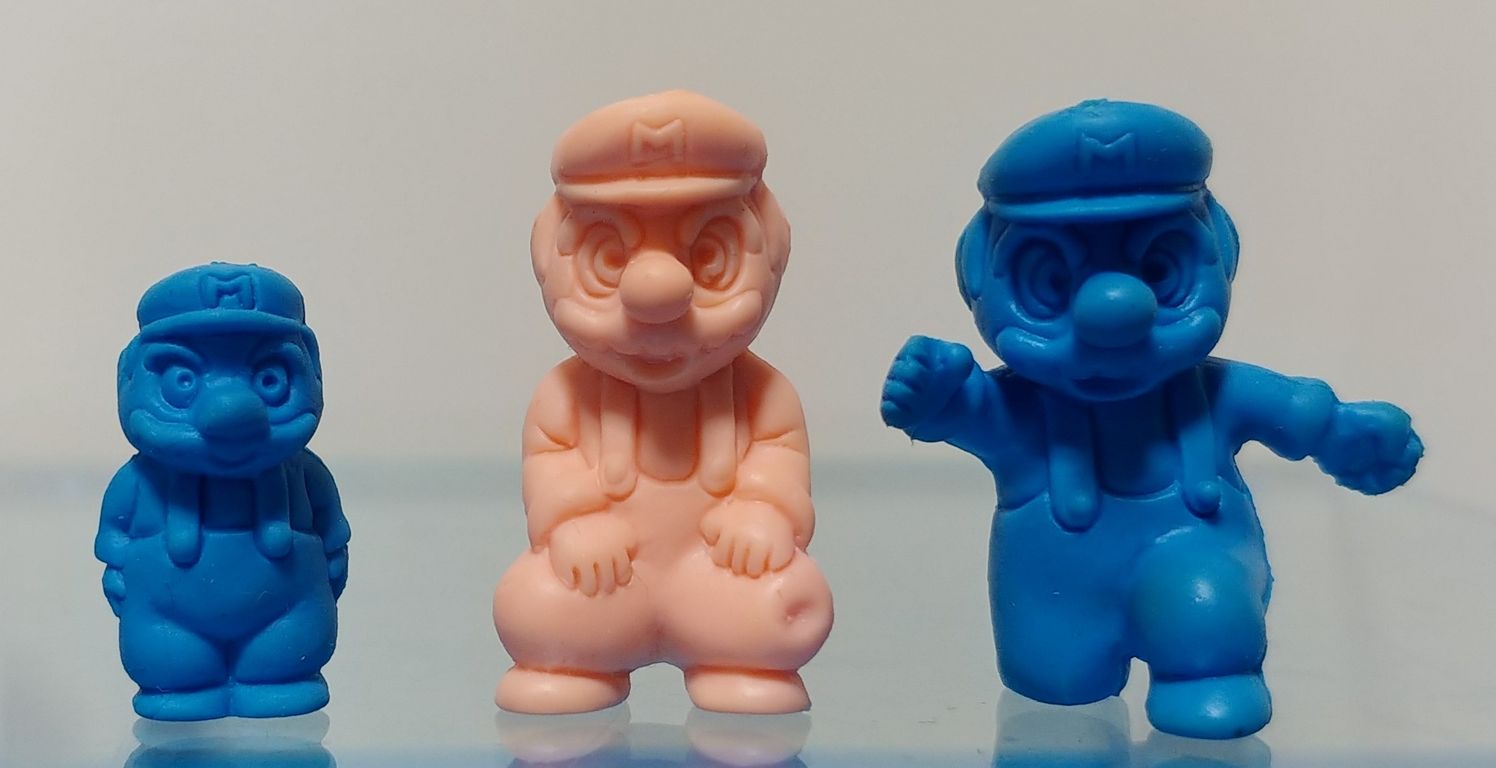 ファミコン スーパーマリオブラザーズ 消しゴム ガチャガチャ