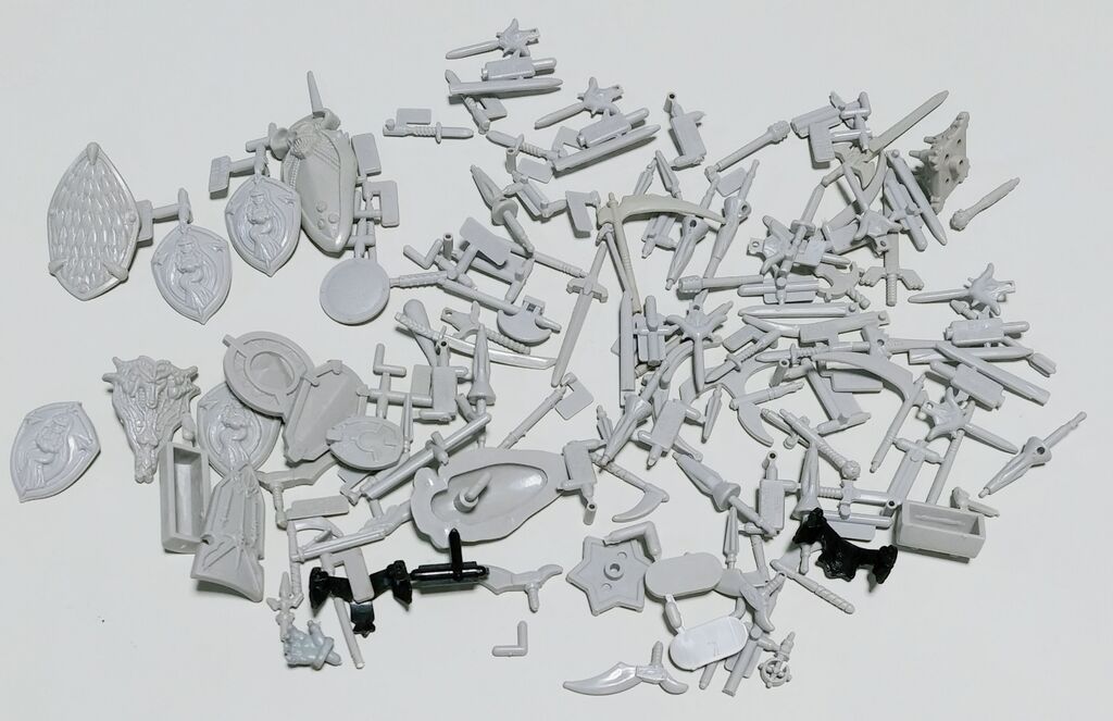 パーツを整理してみた。 甲竜伝説ヴィルガスト 武器 盾 防具