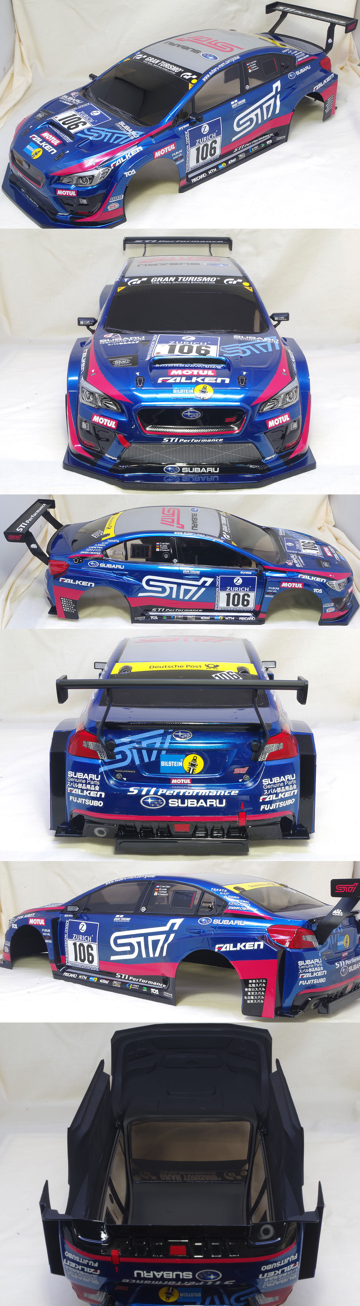 タミヤ 1/10 R/Cカーボディ スバルWRX STI : 〜hontepetaのお洒落手芸