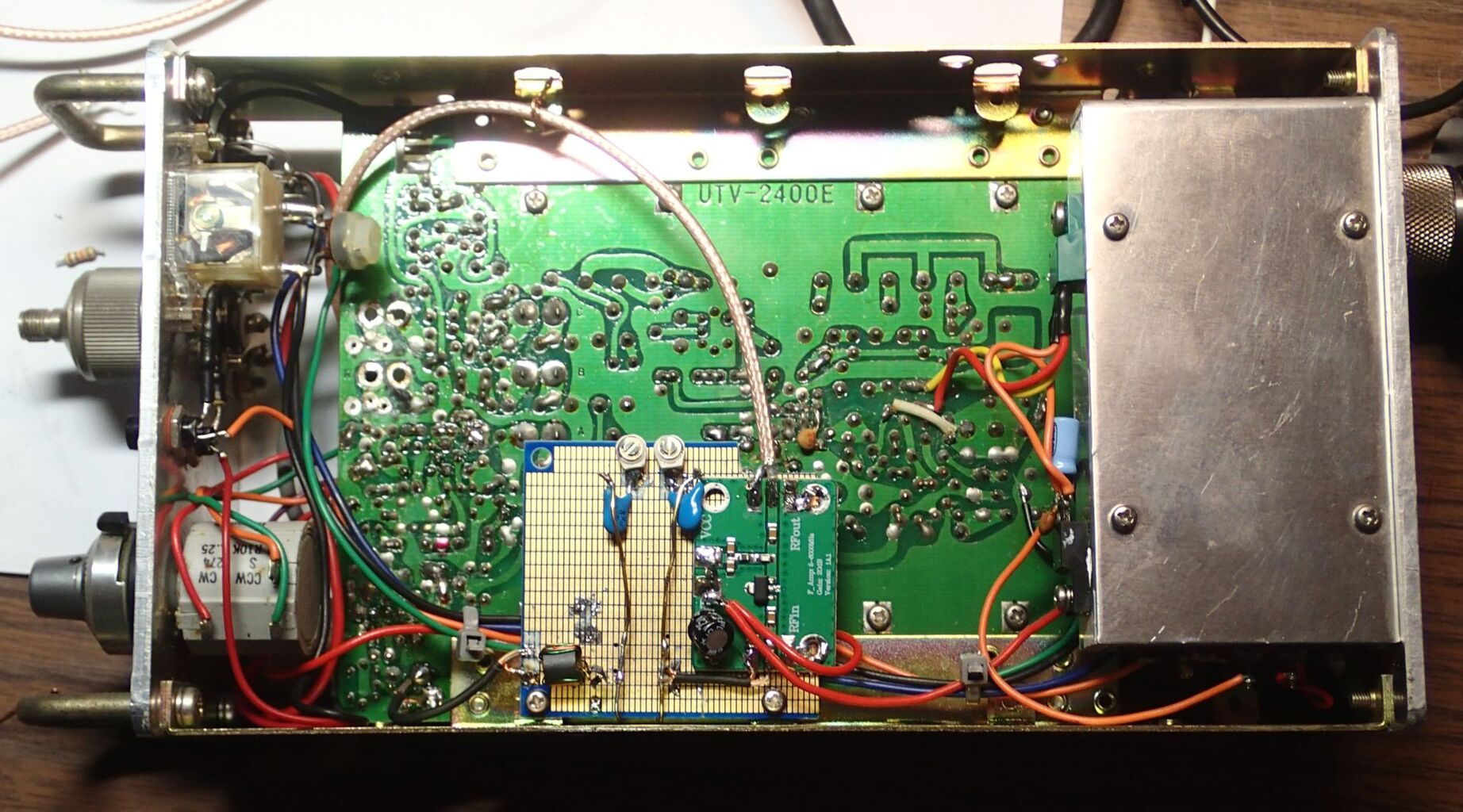 2.4GHzトランスバータ― UTV-2400E遊び-LO編 : 追い星