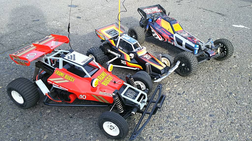 1985年【NIKKO フレームバギー1/10 バイソンF-10 (赤)】その6