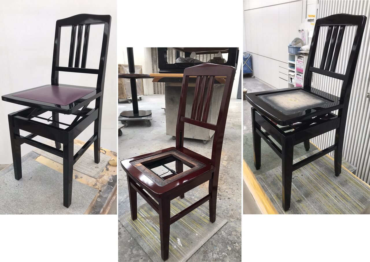 思い出のピアノ椅子の塗り直し Part2 : ニシザキ工芸(株)塗装部 工房日誌 2