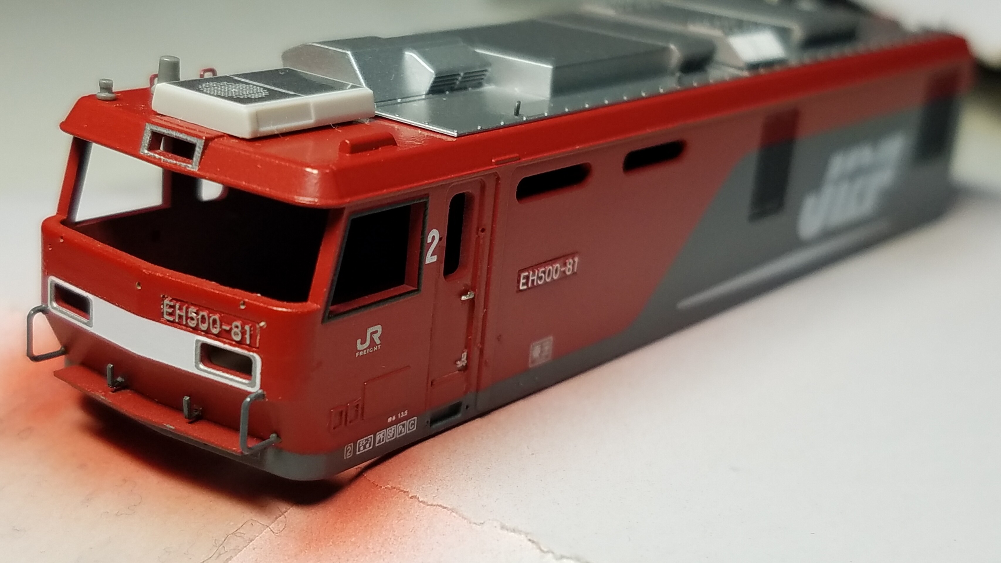 Kato 3037-2 EH500 3次形後期仕様の加工整備 その④ : （仮称）東北