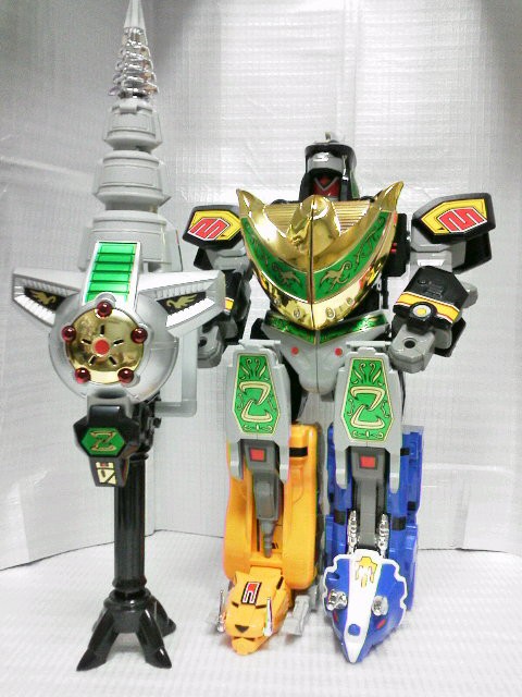 恐竜戦隊ジュウレンジャー DX6大守護獣超合神セット 剛龍神編 : 玩具