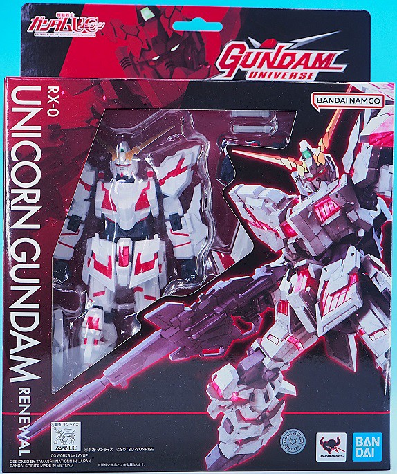 GUNDAM UNIVERSE ユニコーンガンダム （リニューアル） レビュー