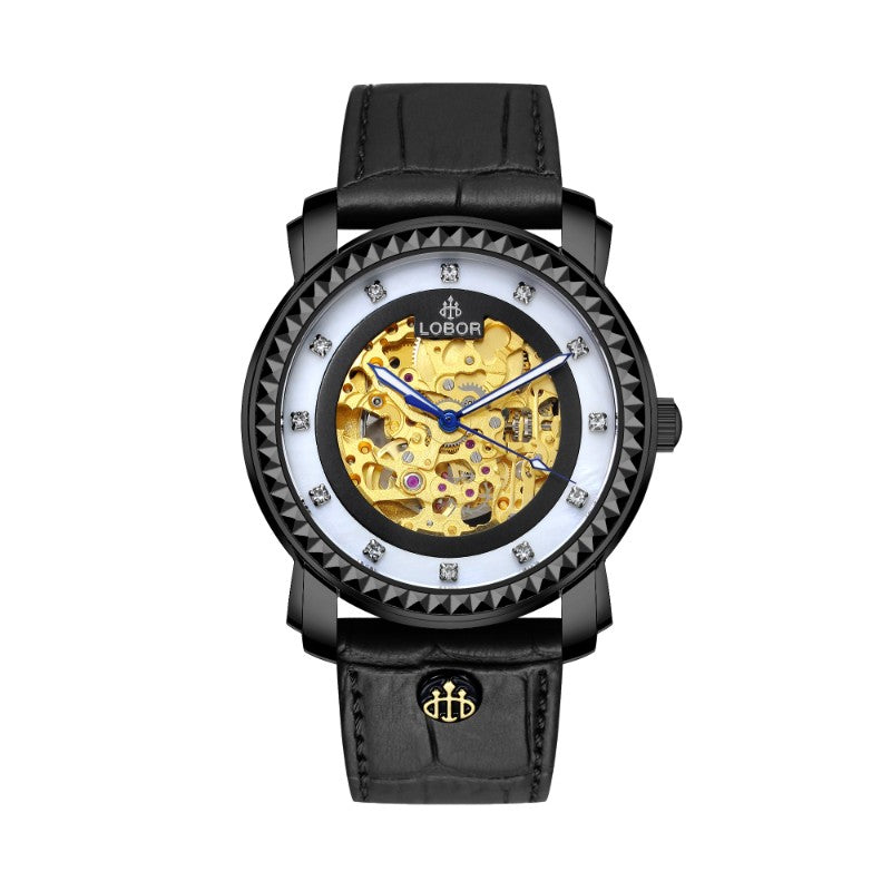 Premier Jardine Black 41mm | Skeleton Automatic Watches For Women
