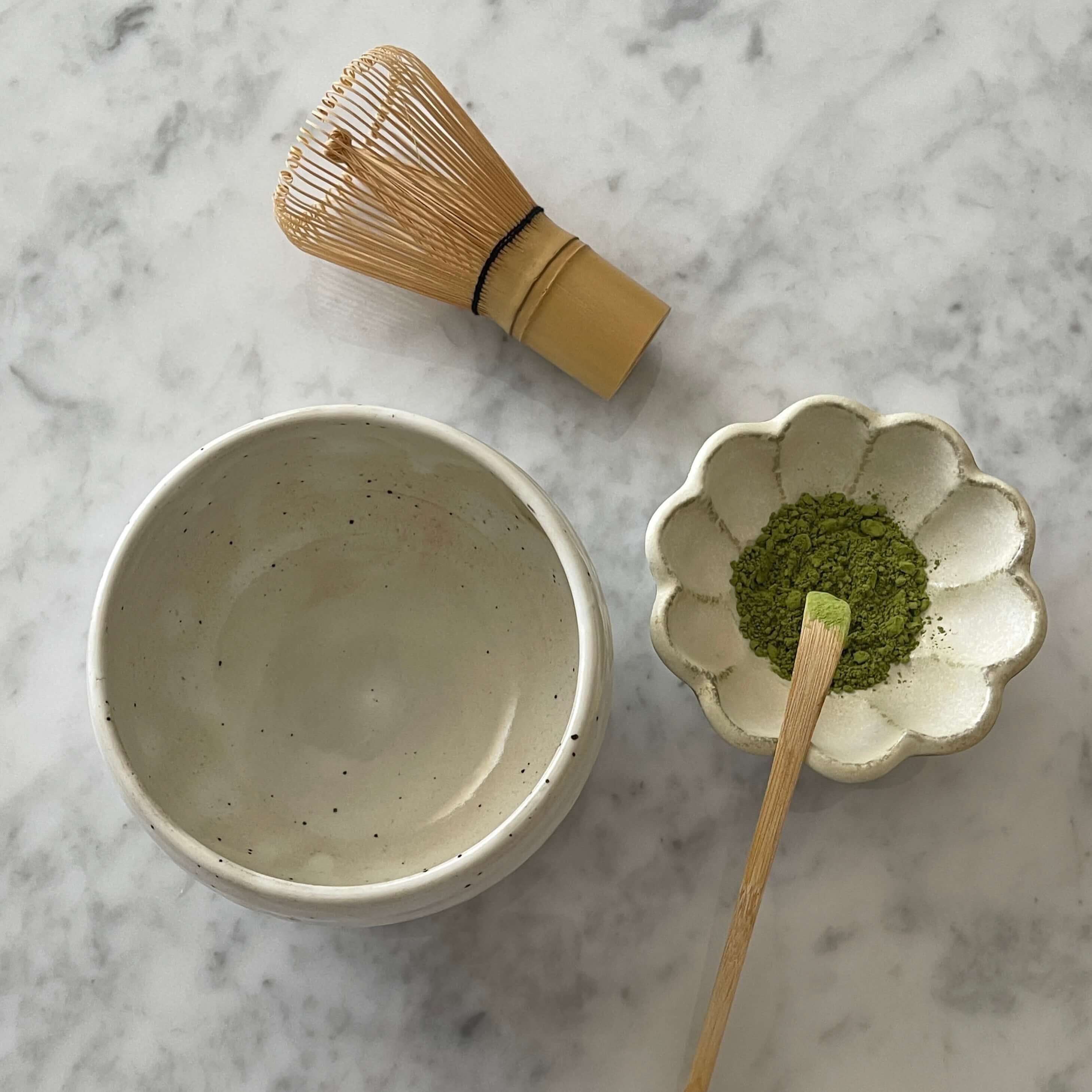 Ivory Matcha Bowl - Authentic Japanese Porcelain – LoveÉcru