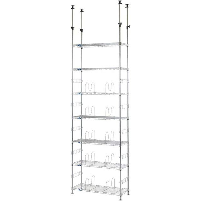 突っ張りラック 幅75cm 7段 ルミナスフィール スチールラック
