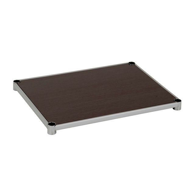 木製シェルフ 幅61×奥行46cm ルミナス スチールラック パーツ ポール径