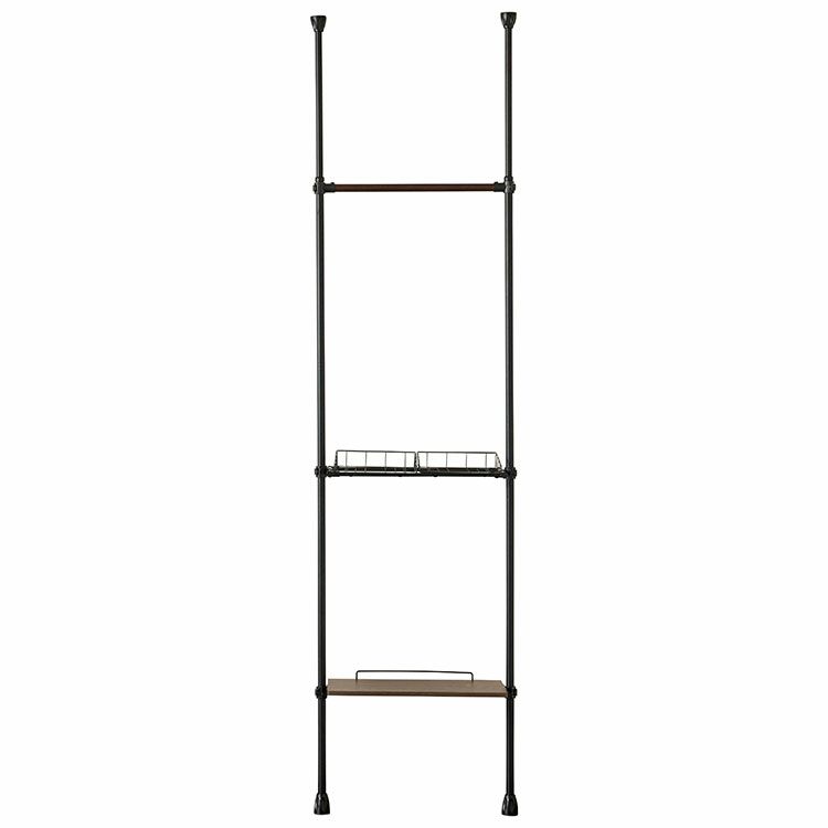 キッチンワゴン 幅80cm 4段 バタフライワゴン 木製 幅80.5(折り畳み時