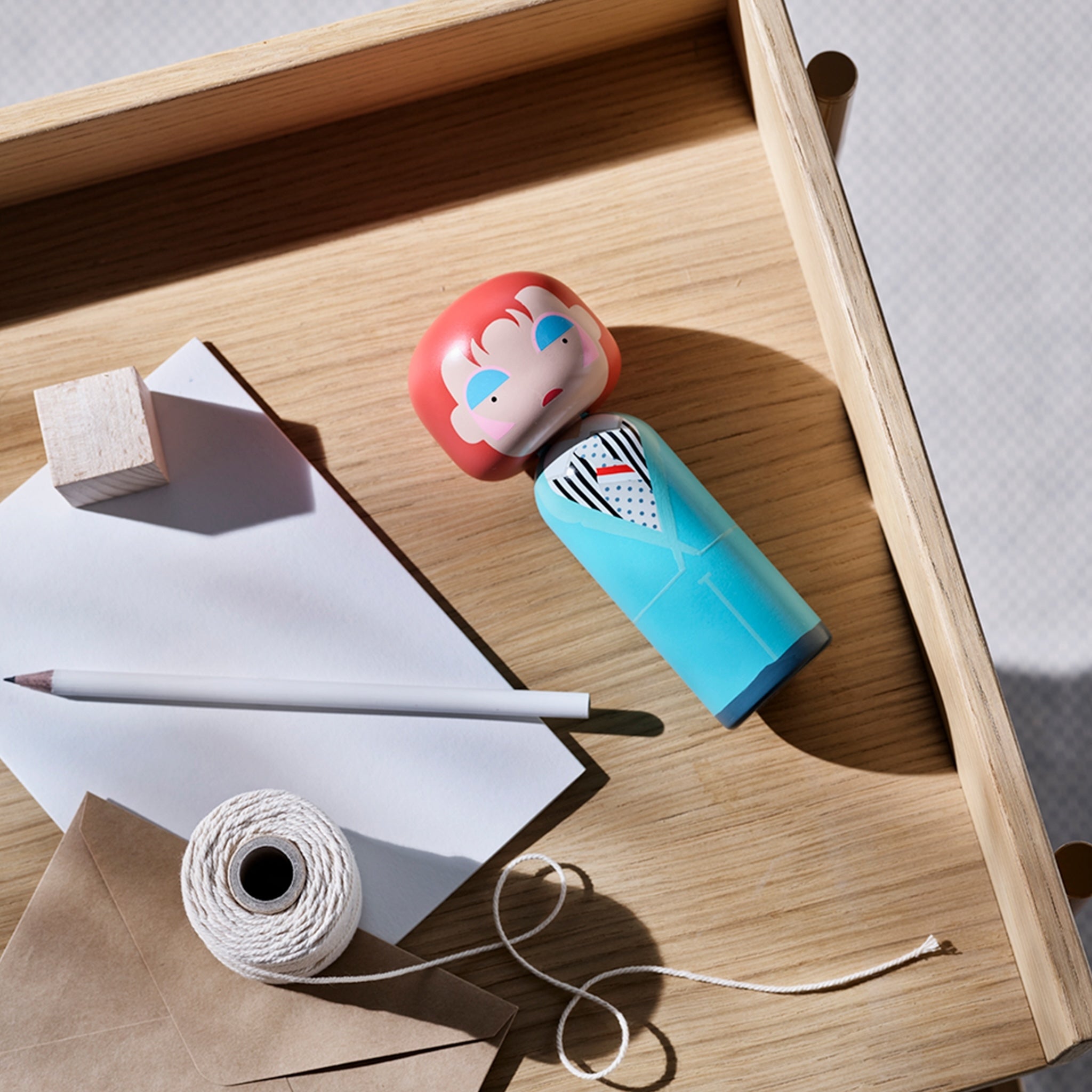 Unique David Bowie Kokeshi Doll – Life On Mars? – Lucie Kaas