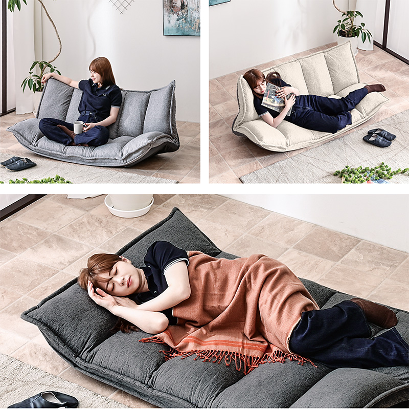 ローソファ｜フロアソファ・ソファベッド 多機能リクライニング 省