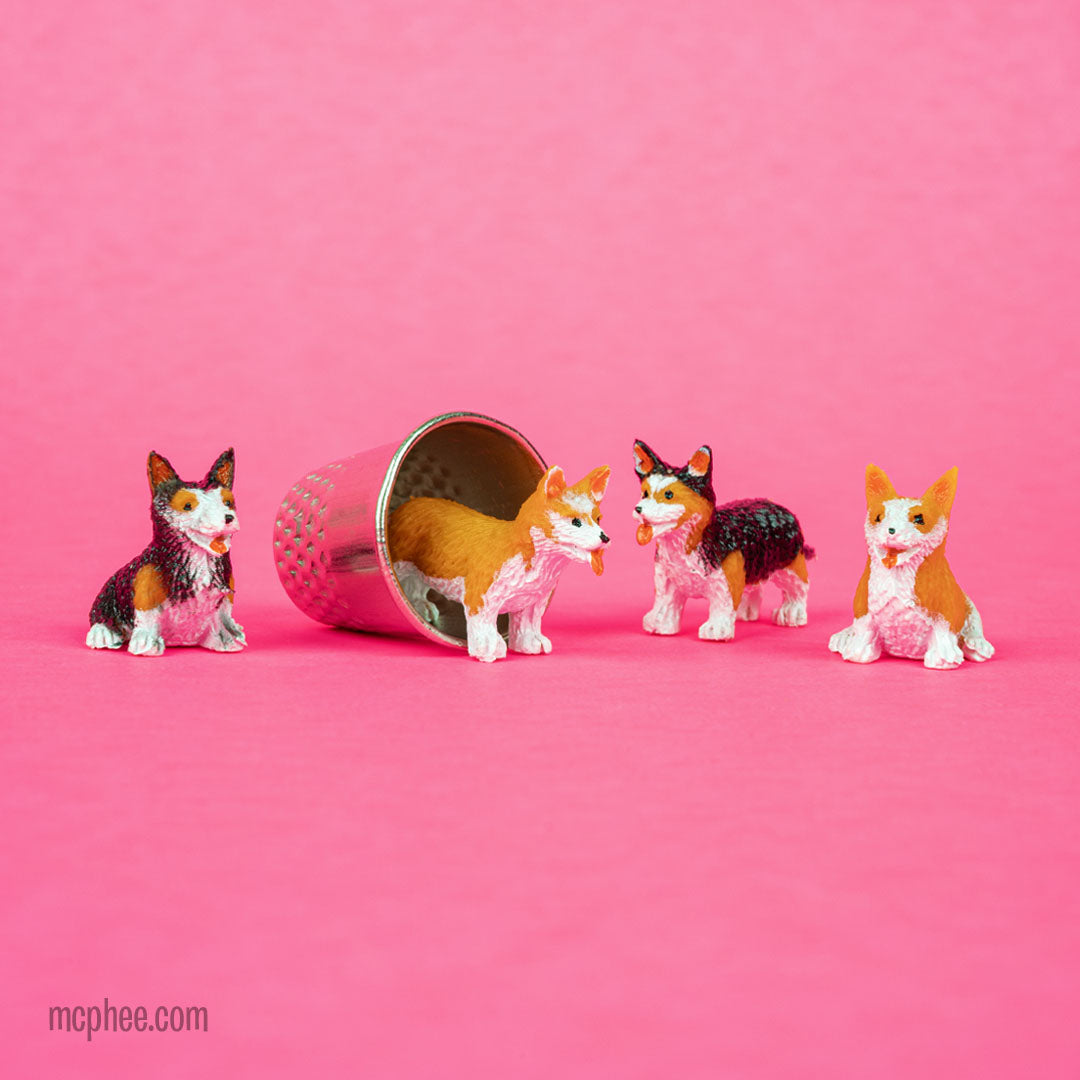 Itty Bitty Corgis - Bag of 8 – Archie McPhee