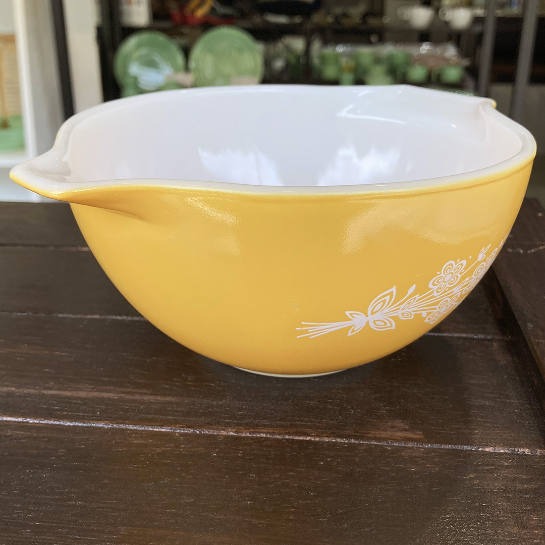 ミキシングボウル バタフライゴールド黄色 Sサイズ 1940年代～1970年代
