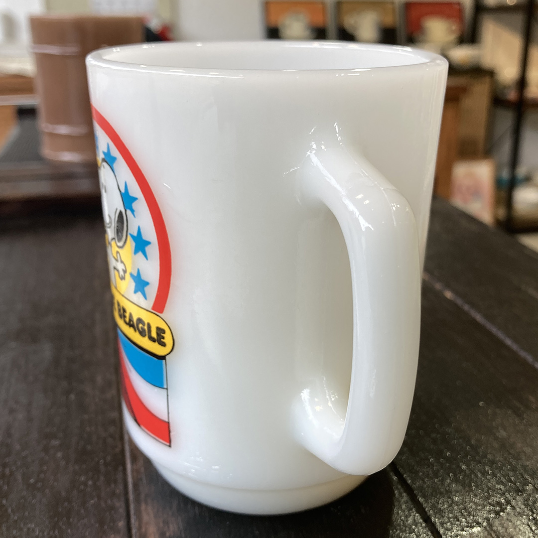 9オンスマグ スヌーピープレジデントNO.1 1980年製造 Fire-King