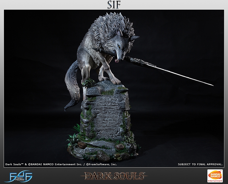 再生産】ダークソウル/ 灰色の大狼シフ スタチュー